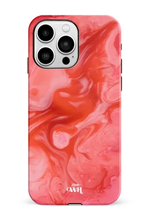 xoxo Wildhearts Marble Red Lips - Coque iPhone 13 Pro Max Populaire