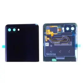 Vitre Arrière Samsung Galaxy Z Flip 4G (F700F) / 5G (F707B) (Haut) Noir Origine Bon Marché