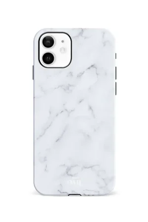 xoxo Wildhearts Marble White Lies - Coque iPhone 12 Prix Cassé