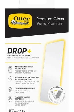 Prix Cassé OtterBox iPhone 16 Pro Premium Glass protection écran