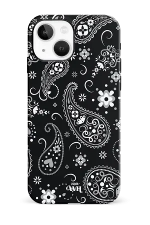 xoxo Wildhearts Paisley Dawn Black - Coque iPhone 14 Promotion Saisonnière