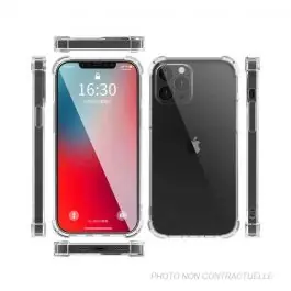 Coque Silicone Angle Renforcé Samsung Galaxy A12 2020 (A125F) Transparent Livraison Express