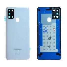 Vitre Arrière Samsung Galaxy A21s 2020 (A217F) Blanc Origine Vente Flash