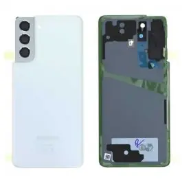 Soldes Vitre Arrière Samsung Galaxy S21 (G991B) Blanc Origine