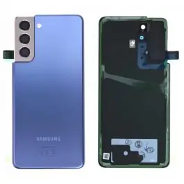 Vitre Arrière Samsung Galaxy S21 (G991B) Violet Origine Satisfait Ou Remboursé