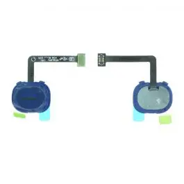 Promotion Saisonnière Nappe Lecteur d'Empreintes Samsung Galaxy M20 (M205F) / M30 (M305F) Bleu