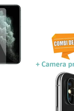 ShieldCase Protecteur d'écran en verre trempé et protection caméra iPhone X / Xs Nouveauté