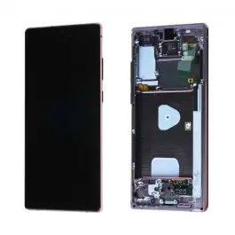 Authentique Écran Samsung Galaxy Note 20 5G (N980F / N981F) Bronze + Châssis Origine