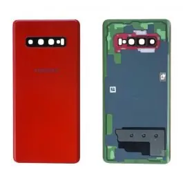 Vitre arrière Samsung Galaxy S10+ (G975F) Rouge Origine Certifié