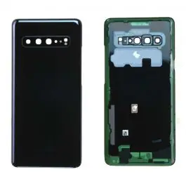 Vitre arrière Samsung Galaxy S10 5G (G977B) Noir Origine Marque