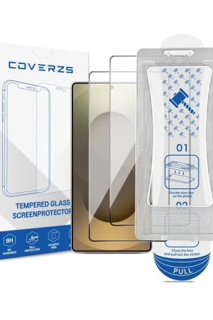 Pas Cher Coverzs Protection d'écran en verre trempé avec cadre pour Samsung Galaxy S26 Ultra (lot de 2)