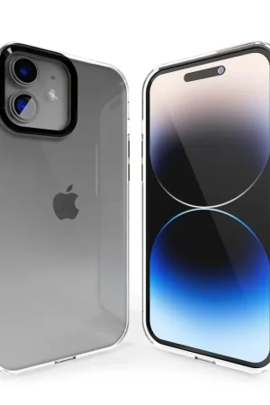 Meilleur Choix Coverzs Coque rigide iPhone 12 bumper métallique (noir)