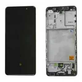 Réduction Écran Samsung Galaxy A41 (A415F) Noir + Châssis Origine