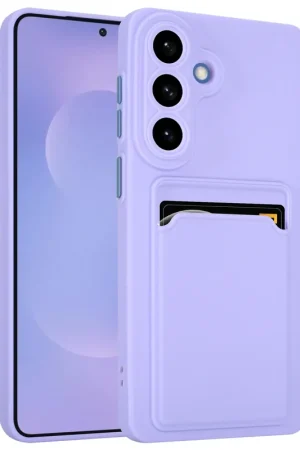 ShieldCase Samsung Galaxy S26 Plus Coque porte cartes en silicone (violet) Bon Marché