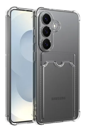 ShieldCase Samsung Galaxy S26 Plus Coque porte-cartes en TPU (transparent) Réduction