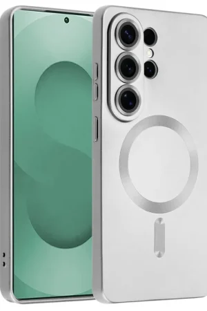 Paiement Sécurisé ShieldCase Samsung Galaxy S26 Ultra coque MagSafe avec cache de caméra (argent)