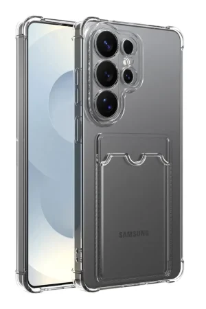 ShieldCase Samsung Galaxy S26 Ultra Coque porte-cartes en TPU (transparent) Réduction