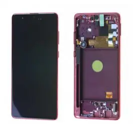 Satisfait Ou Remboursé Écran Samsung Galaxy Note 10 Lite (N770F) Rouge + Chassis Origine