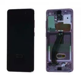 Remise Écran Samsung Galaxy S20 4G (G980F) / S20 5G (G981B) Rose + Châssis Origine