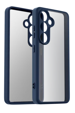 Vente Directe Ceezs Samsung Galaxy S25 TPU bumper coque (bleu foncé)