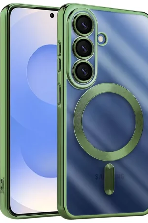 Paiement Sécurisé ShieldCase Samsung Galaxy S26 coque avec cache de caméra (vert foncé)