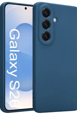 Vente Flash ShieldCase Samsung Galaxy S26 Coque en silicone (bleu foncé)