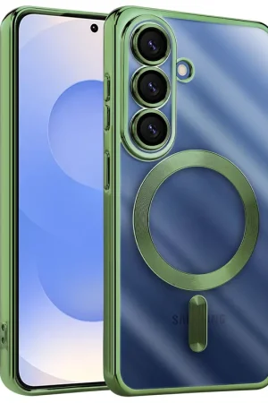 ShieldCase Samsung Galaxy S26 Plus coque avec cache de caméra (vert foncé) Livraison Express