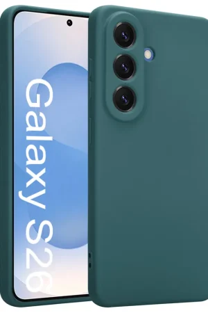 ShieldCase Samsung Galaxy S26 Plus Coque en silicone (vert foncé) Meilleur Prix