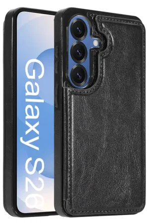 ShieldCase Samsung Galaxy S26 Plus Étui portefeuille (noir) Remise