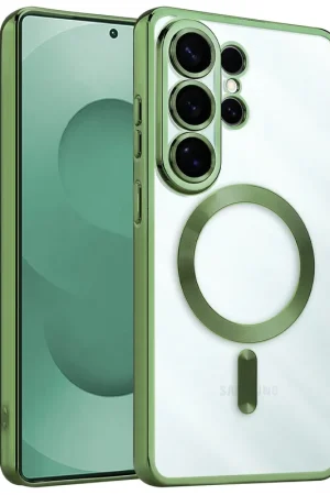 Expédition Rapide ShieldCase Samsung Galaxy S26 Ultra coque avec cache de caméra (vert foncé)