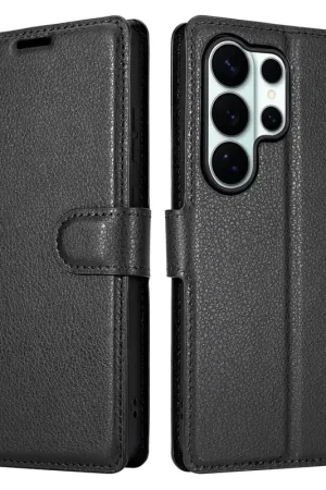 Satisfait Ou Remboursé ShieldCase Samsung Galaxy S26 Ultra Étui bibliothèque (noir)