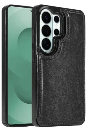 Offre Exclusive ShieldCase Samsung Galaxy S26 Ultra Étui portefeuille (noir)