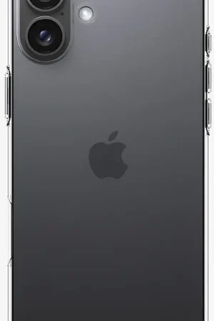 Spigen iPhone 16 Plus coque Crystal Flex (transparente) Solde
