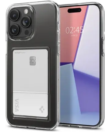 Spigen iPhone 16 Plus coque Crystal Slot (transparente) Prix Cassé