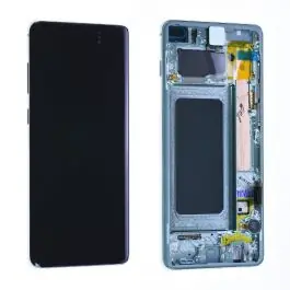 Quantité Limitée Écran Samsung Galaxy S10+ (G975F) Vert Prisme + Châssis Origine