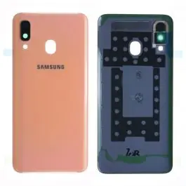 Vitre arrière Samsung Galaxy A40 (A405F) Corail Origine Dernier Modèle