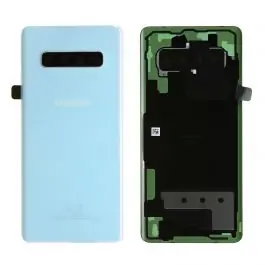 Vitre arrière Samsung Galaxy S10+ (G975F) Blanc Prisme Origine Remise