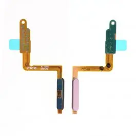 Remise Nappe / Bouton Power / Lecteur d'empreintes Samsung Galaxy A7 2018 (A750F) Or
