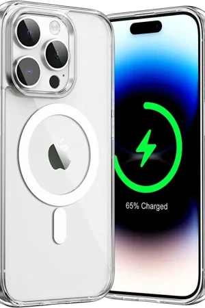 ShieldCase Coque transparente iPhone 14 Pro Max compatible Magsafe Prix Réduit