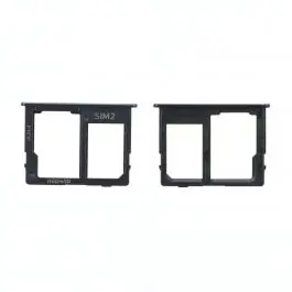 Tiroir SD / SIM 2 Samsung Galaxy J4+ (J415F) / J6+ (J610F) Noir Origine Offre Limitée