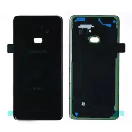 Quantité Limitée Vitre arrière (Duos) Samsung Galaxy A8 2018 (A530F) Noir Carbone Origine