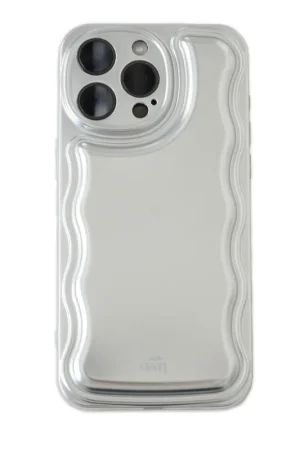 xoxo Wildhearts Wavy case Silver - Coque iPhone 15 Pro Prix Cassé