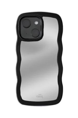 Prix Bas xoxo Wildhearts Wavy mirror case Black - iPhone 13