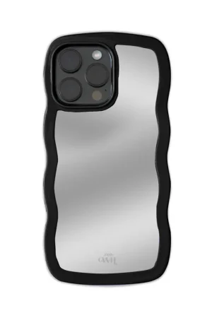 Satisfait Ou Remboursé xoxo Wildhearts Wavy mirror case Black - iPhone 15 Pro Max