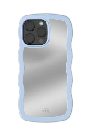 xoxo Wildhearts Wavy mirror case Blue - iPhone 13 Pro Pas Cher