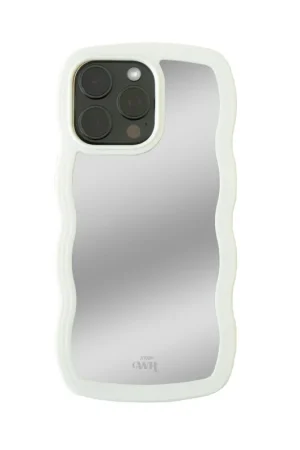 xoxo Wildhearts Wavy mirror case Creme - Coque iPhone 13 Nouvel Arrivage