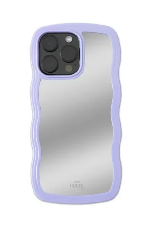 xoxo Wildhearts Wavy mirror case Lilac - Coque iPhone 14 Pro Max Prix Bas