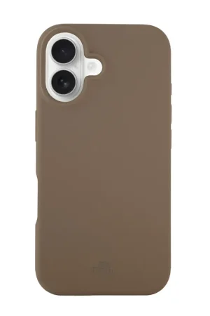 Certifié xoxo Wildhearts Coque antichoc en silicone Marron - iPhone 16