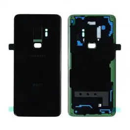 Commander Maintenant Vitre arrière (Duos) Samsung Galaxy S9+ (G965F) Noir Carbone Origine