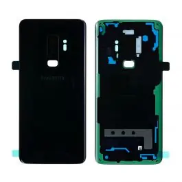 Vitre arrière Samsung Galaxy S9+ (G965F) Noir Carbone Origine Commander Vite